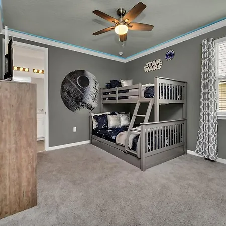 New Decor With Mickey Nemo Tinkerbell & Star Wars Rooms Private Pool And Game Room